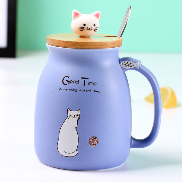 Creative color cat heat-resistant Mug-Coffee Mug