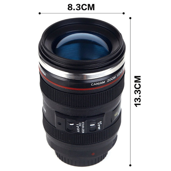 Coffee Travel Mugs-Camera Lens Coffee Mug