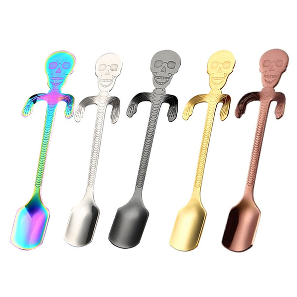 Bone Coffee Stirring Spoon-Skull Shape Skeleton