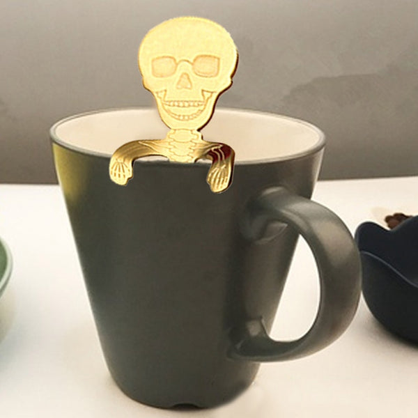 Bone Coffee Stirring Spoon-Skull Shape Skeleton